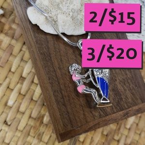 2/$15 NWT fashion surf girl necklace nautical